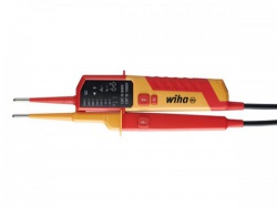 wiha voltage and continuity tester 12 - 1.000 vac / 1500 vdc - cat iv (45216) - wh45216