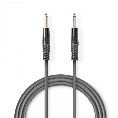 Mono-Audiokabel | 6,35 mm Male | 6,35 mm Male | Vernikkeld | 1.50 m | Rond | PVC - coth23000gy15