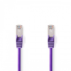 CAT5e-Kabel | SF/UTP | RJ45 Male | RJ45 Male | 30.0 m | Rond | PVC | Violet | Polybag - ccgp85121vt300