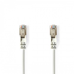 CAT5e-Kabel | SF/UTP | RJ45 Male | RJ45 Male | 3.00 m | Rond | PVC | Wit | Envelop - ccgp85121wt30