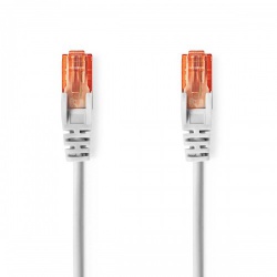 CAT6-kabel | RJ45 Male | RJ45 Male | U/UTP | 10.0 m | Rond | PVC | Grijs | Envelop - ccgp85200gy100