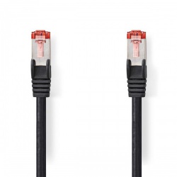 CAT6-kabel | RJ45 Male | RJ45 Male | S/FTP | 0.15 m | Rond | LSZH | Zwart | Envelop - ccgp85221bk015