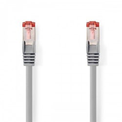 CAT6-kabel | RJ45 Male | RJ45 Male | S/FTP | 2.00 m | Rond | LSZH | Grijs | Envelop - ccgp85221gy20