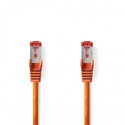 CAT6-kabel | RJ45 Male | RJ45 Male | S/FTP | 0.15 m | Rond | LSZH | Oranje | Envelop - ccgp85221og015