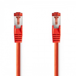 CAT6-kabel | RJ45 Male | RJ45 Male | S/FTP | 5.00 m | Rond | LSZH | Rood | Envelop - ccgp85221rd50