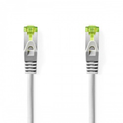 CAT7-Kabel | S/FTP | RJ45 Male | RJ45 Male | 0.50 m | Snagless | Rond | LSZH | Grijs | Envelop - ccgp85420gy05