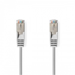 CAT6a-Kabel | SF/UTP | RJ45 Male | RJ45 Male | 10.0 m | Rond | PVC | Grijs | Label - ccgt85320gy100