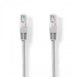 CAT5e-Kabel | U/UTP | RJ45 Male | RJ45 Male | 5.00 m | Rond | PVC | Grijs | Label - ccgt85100gy50