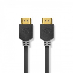 High Speed ​​HDMI™-Kabel met Ethernet | HDMI™ Connector | HDMI™ Connector | 4K@60Hz | ARC | 18 Gbps | 10.0 m | Rond | PVC | Antraciet | Doos - cvbw34000at100