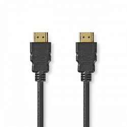 Ultra High Speed ​​HDMI™-Kabel | HDMI™ Connector | HDMI™ Connector | 8K@60Hz | 48 Gbps | 1.00 m | Rond | 6.0 mm | Zwart | Doos - cvgb35000bk10