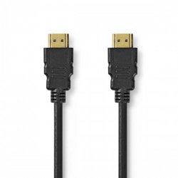 Ultra High Speed ​​HDMI™-Kabel | HDMI™ Connector | HDMI™ Connector | 8K@60Hz | 48 Gbps | 2.00 m | Rond | 6.5 mm | Zwart | Polybag - cvgp35000bk20