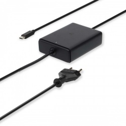 Notebook-Adapter | GaN | 45 W | 5 / 9 / 12 / 15 / 20 V DC | 2.25 / 2.33 / 2.92 / 3.0 A | Gebruikt voor: Notebook / Smartphone / Tablet | Euro / Type-C (CEE 7/16) - nbau45110bk