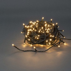 Kerstverlichting | Koord | 120 LED's | Warm Wit | 9.00 m | Licht effecten: 7 | Binnen & Buiten | Netvoeding - clls120