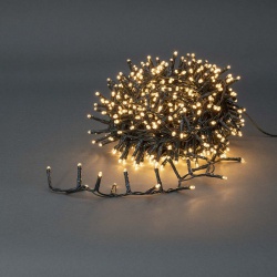 Kerstverlichting | Compacte cluster | 400 LED's | Warm Wit | 8.00 m | Licht effecten: 7 | Binnen & Buiten | Netvoeding - clcc400