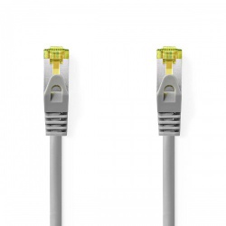 Cat 8.1 Netwerkkabel | S/FTP | RJ45 Male | RJ45 Male | 0.50 m | Rond | LSZH | Grijs | Label - ccgl85520gy05