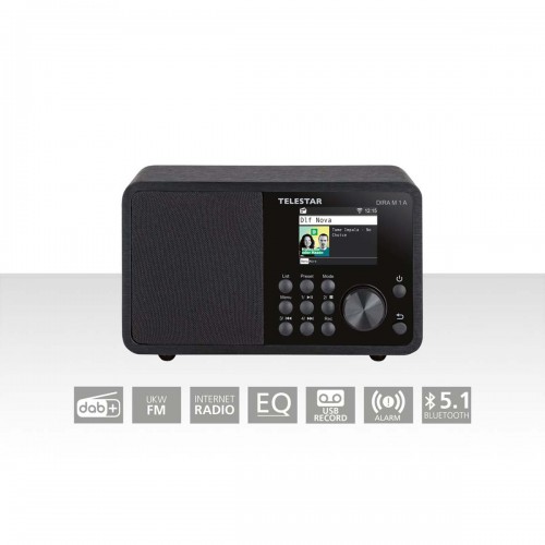 DIRA M 1 A EWF Compacte Multifunctionele Mono Radio Zwart - 30-012-02