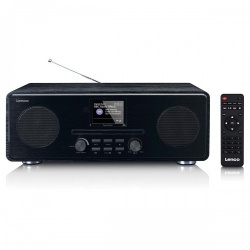 DAB+ FM-radio met CD MP3-speler Bluetooth Zwart - dar-061bk