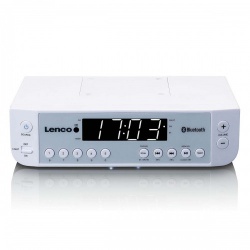 FM-keukenradio met Bluetooth® LED-verlichting en timer Wit - kcr-100wh