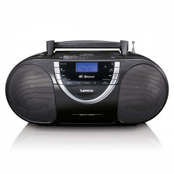 Draagbare DAB+ en FM-radio met CD-cassette en Bluetooth Zwart - scd-6900bk