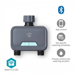 SmartLife Water Control | Bluetooth® | Batterij Gevoed | IP54 | Maximale waterdruk: 8 Bar | Android™ / IOS - btwv20gy