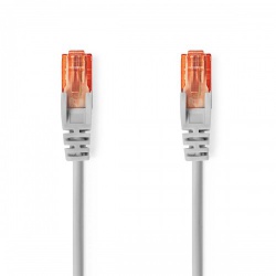 CAT6 Netwerkkabel | RJ45 Male | RJ45 Male | U/UTP | 0.25 m | Connectie | Rond | PVC | Grijs | Label - ccgl85230gy025