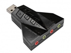 usb 2.0 geluidskaart met 7.1 surround - PCUSBSND2